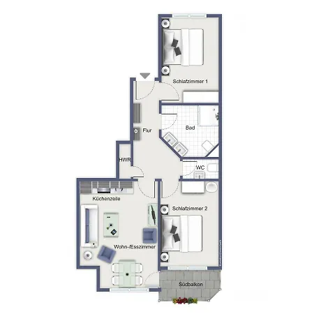 Apartment Hanse 301 Kuehlungsborn