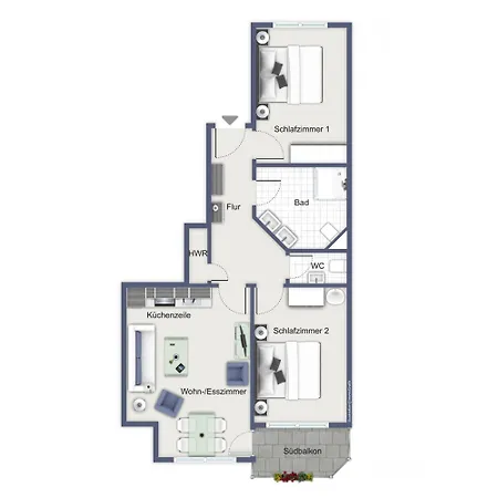 Apartmán Hanse 301 Ostseebad Kühlungsborn